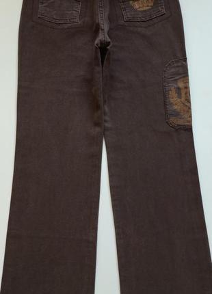 Джинсы с вельветовыми вставочками женские джинсовые брюки штаны5 фото
