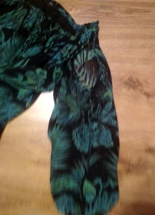 Женская вискозная блуза, с модным тропическим принтом от next, 52р.2 фото