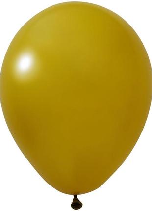 Повітряна кулька  гірчичного кольору 12 (30 см.)
