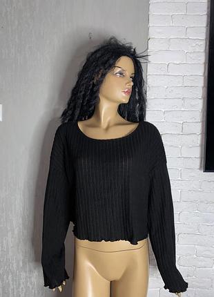 Кофта лонгслив трикотажная блуза shein, l
