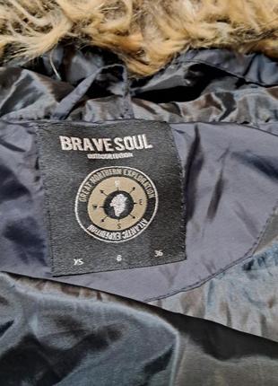 Куртка зимняя пуховик xs 8 36 brave soul7 фото