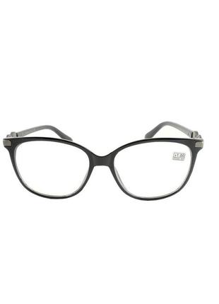 Очки пластиковая оправа respect 050, готовые очки, очки для коррекции, очки для чтения