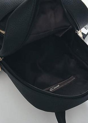 Женский мини рюкзак с экокожи + брелок7 фото