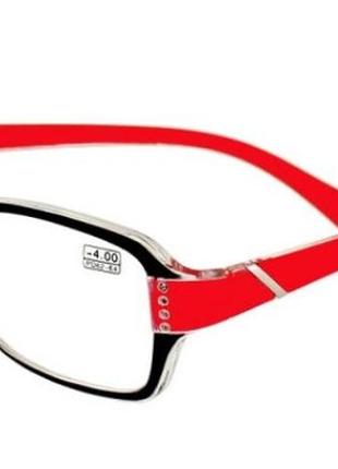 Окуляри для зору мінус  -7,0  пластикові, окуляри для далі  13202 фото