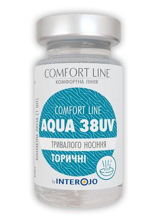 Лінзи aqua38 uv toric \ 1 шт \ interojo (параметри на замовлення)