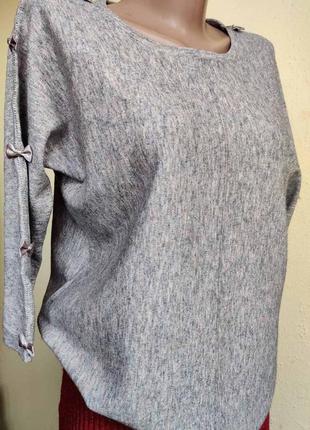 Трикотажный свитер размер универсал 48-52 снова в наличии!1 фото