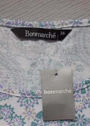 Класна футболка вниз на гумці принт орнамент великого розміру bonmarche2 фото