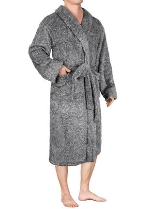 Чоловічий махровий теплий халат, махровий халат, чоловічий халат, лазневий чоловічий халат
