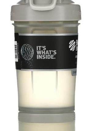 Шейкер спортивный с пружиной для спортивного питания blenderbottle 650ml с 2-мя контейнерами grey va-336 фото