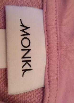 Жіноче худі світшот толстовка з капюшоном оверсайз вкорочений бавовна монкі monki  ідеальний стан5 фото