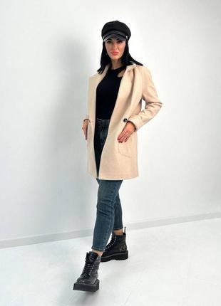 Женское кашемировое пальто5 фото