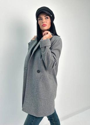 Женское кашемировое пальто3 фото