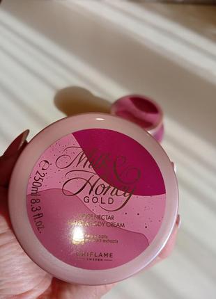 Крем для рук и тела с розовым нектаром milk &amp; honey gold6 фото