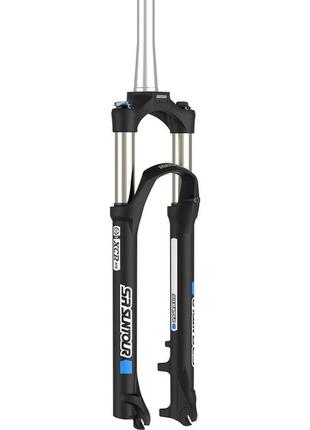 Вилка 27.5" 1-1/8" am с лок. disc шток-255мм ход-100mm suntour xcr32-lo (черный (м))