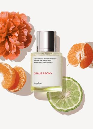 Парфюмированная вода dossier citrus peony inspired by dior's miss dior blooming bouquet