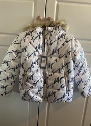 Зимова куртка tommy hilfiger 8/10років