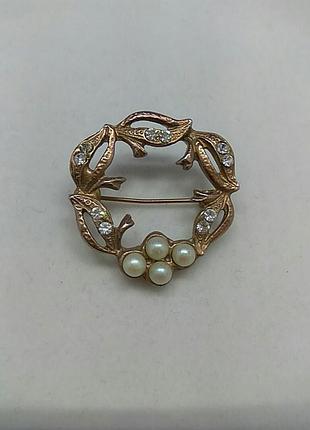 Винтажная брошь из великобритании
