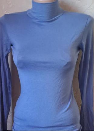 Коттоновая бесшовная водолазка, свитер, кофта, лонгслив, водолазка турция, туреченица7 фото