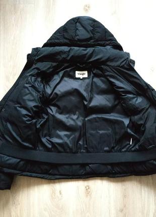 Зимняя куртка wrangler с капюшоном размер l, состояние отличное6 фото