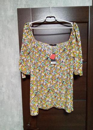 Брендовая новая красивая блуза р.20-225 фото