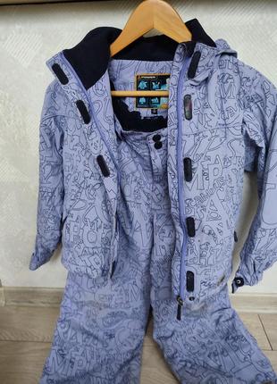 Зимовий,лижній костюм 128+6