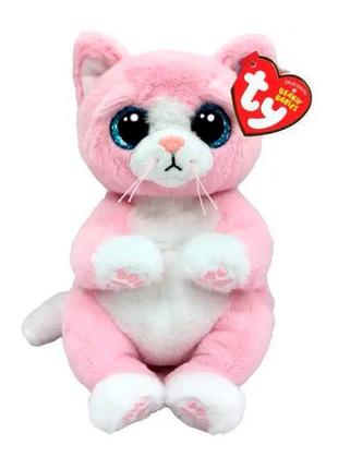 М'яка іграшка ty beanie bellies рожеве кошеня lillibelle (41283)1 фото