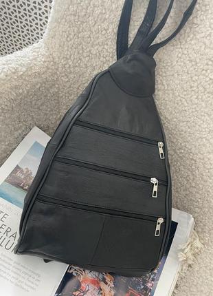 Рюкзак стильний із натуральноі шкіри !!