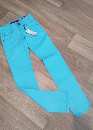 Женские новые джинсы, базовые женские джинсы, джинсы голубого цвета 42 размер, распродажа женская одежда обувь аксессуары4 фото