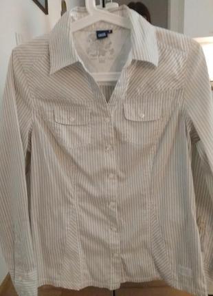 Женская блуза-рубашка в полоску cecil