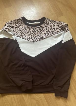Свитшот с леопардовым принтом 2