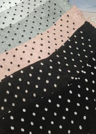 Набор 7 пар высокие носки горошек2 фото