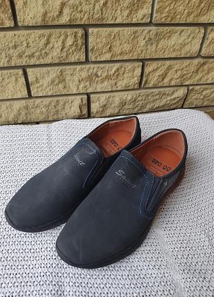 Туфлі чоловічі спортивного стилю з екошкіри ( нубук), підошва прошита uf0qq