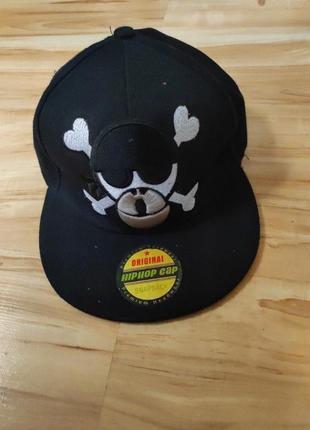 Hiphop cap, monkey skull,кепка