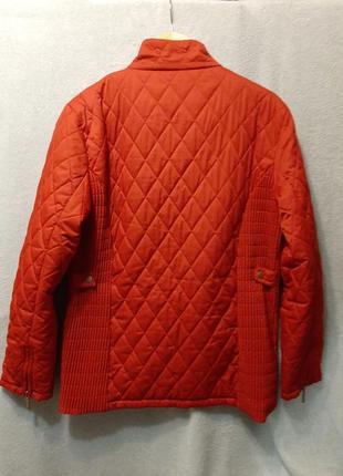 Оригінальна жіноча куртка barbour теракотового кольору розмір uk145 фото
