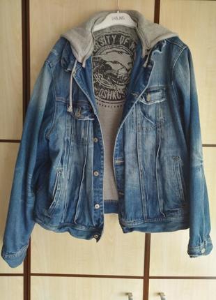Easy jeans куртка джинсовая утепленная