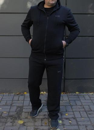 Мужской спортивный костюм батал с капюшоном