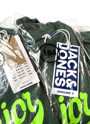 Зелена футболка jack &amp; jones з логотипом, 164 см4 фото