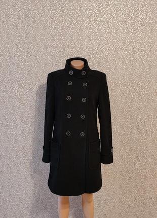 Wallis черное кашемировое пальто1 фото