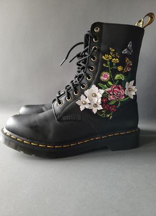 Dr. martens 1490 bloom кожаные ботинки3 фото