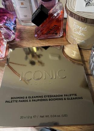 Iconic london booming &amp; gleaming eyeshadow palette2 фото