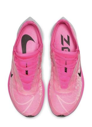 Nike zoom fly 23,5 см жіночі кросівки бігові тренувальні для бігу зала рожеві