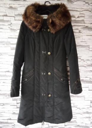 Удлиненное пальто 44-46р