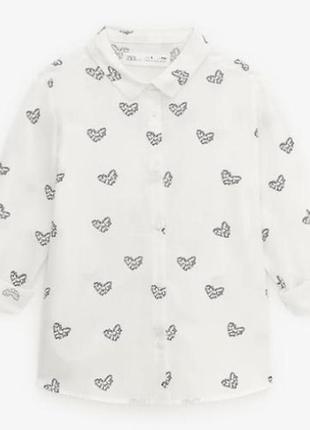 Детская блуза рубашка zara