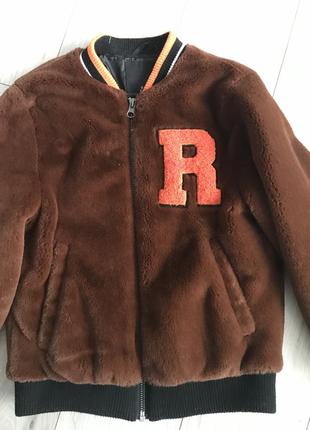 Теплая куртка, бомбер (унисекс)