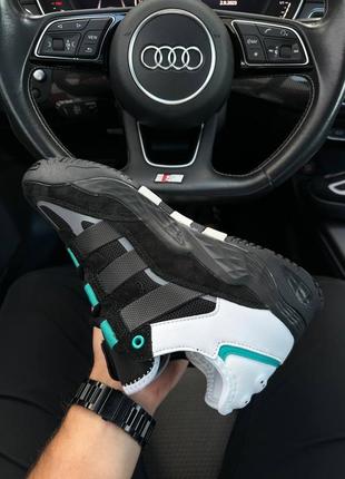 Чоловічі кросівки adidas niteball hd black green2 фото