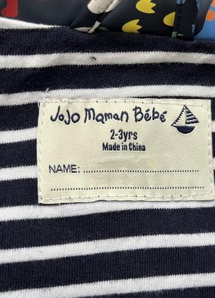 Утепленный дождевик дождеватель jojo maman bebe next на 2-3 года5 фото