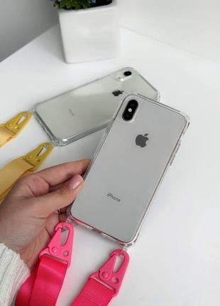 Чехол с ремешком iphone 7, 8, se20, 7 plus, 8 plus, x, xs, xr, xsmax