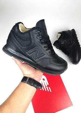 Мужские кроссовки с мехом new balance 574