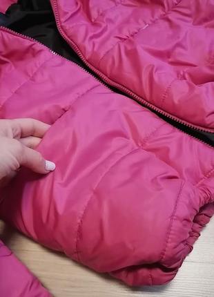 Розовая женская куртка.2 фото