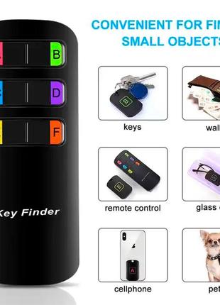 Набір трекерів gadgets anti-lost alarm key finder 6 в 1 бездротовий 6с3 фото